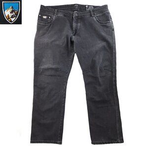 KUHL Disruptr Black Jeans Hiking Pant Stretch Women "40x32" Real 40x30 Broken In